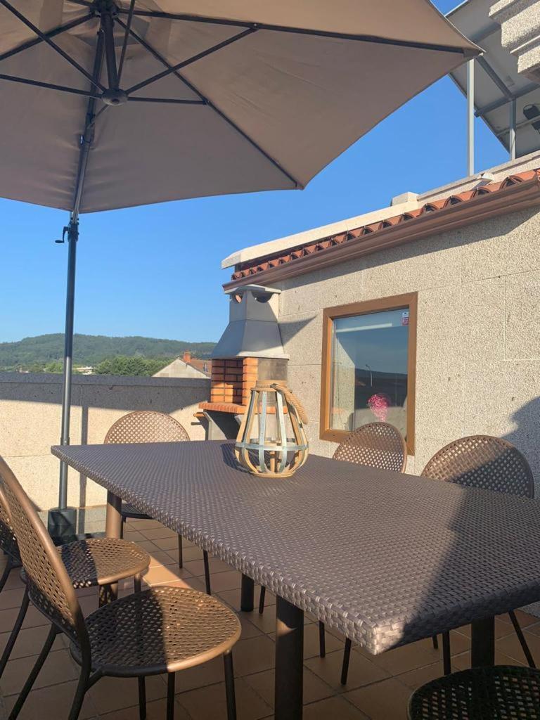 "Sanxenxo Holidays" Atico Con Garaje, Barbacoa Y Piscina A 5 Min Del Centro Экстерьер фото