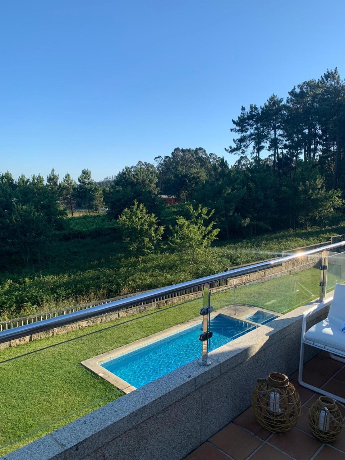 "Sanxenxo Holidays" Atico Con Garaje, Barbacoa Y Piscina A 5 Min Del Centro Экстерьер фото